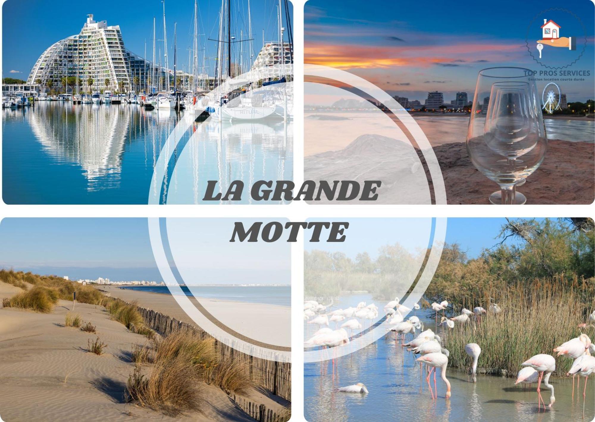 Le Calderini Appart - Face Plage Wifi Et Park Gratuit Calme - Resid Le Surcouf -Top Pros Servicesconciergerie La Grande Motte Bagian luar foto